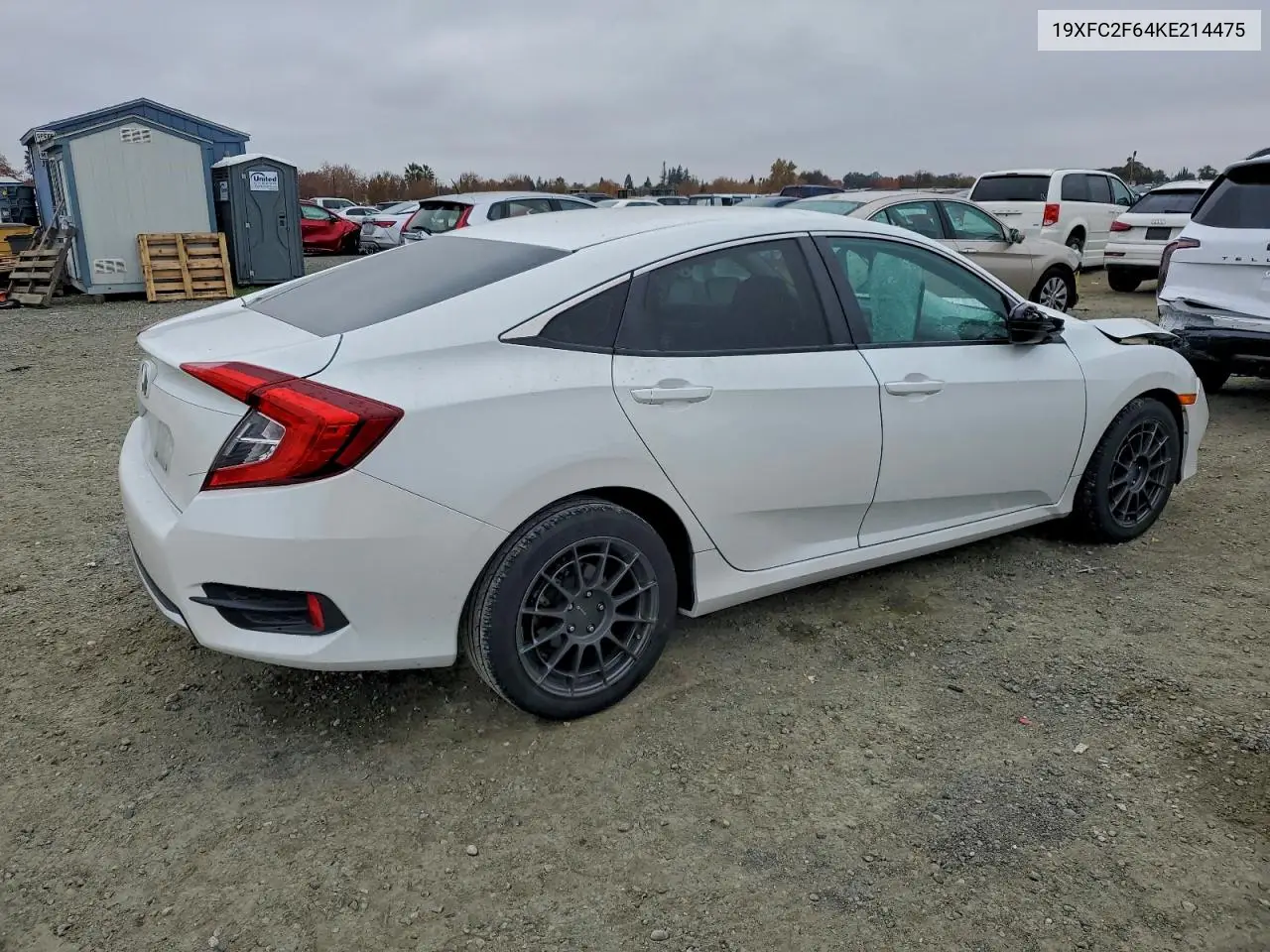 19XFC2F64KE214475 2019 Honda Civic Lx