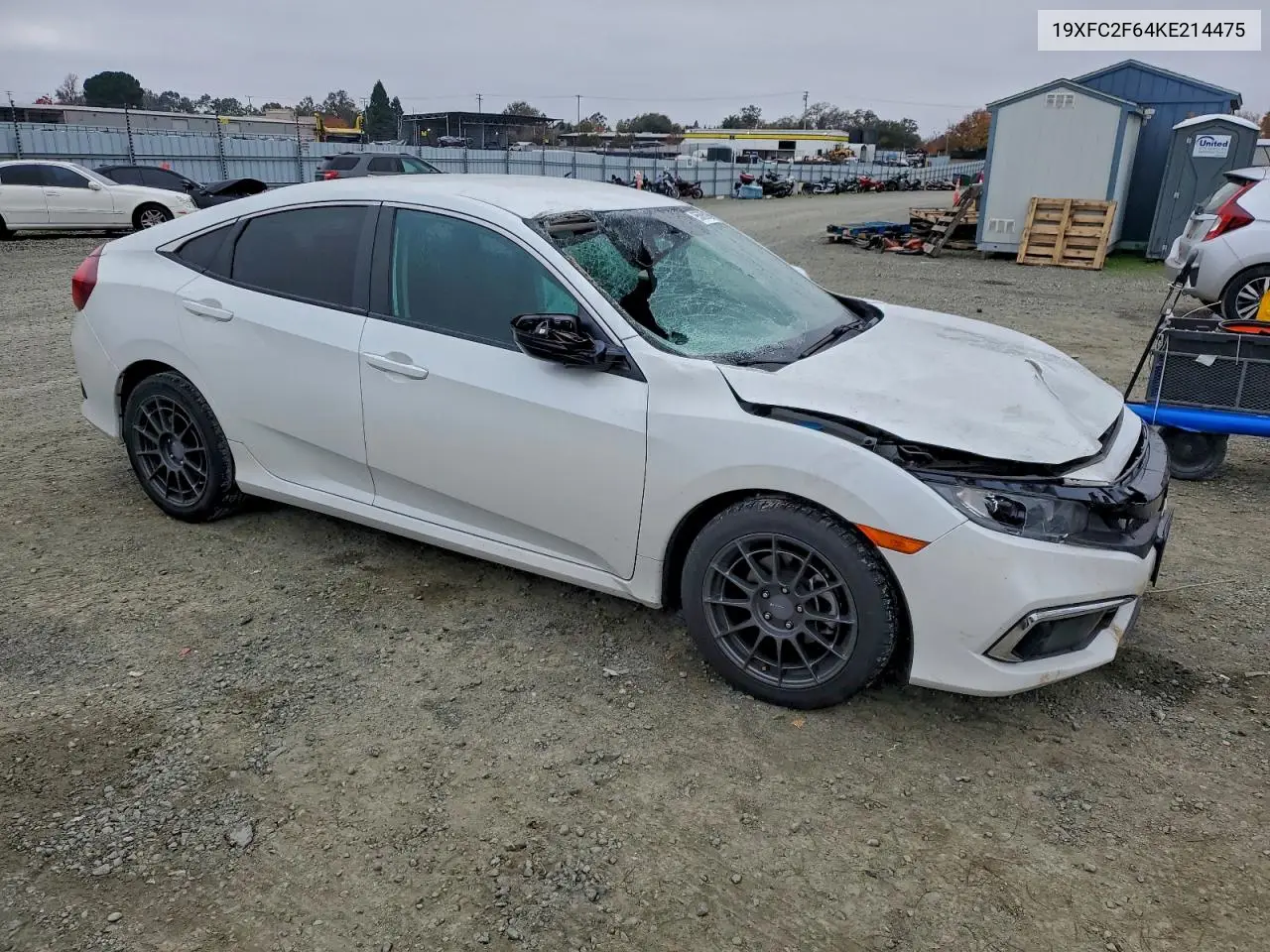 19XFC2F64KE214475 2019 Honda Civic Lx