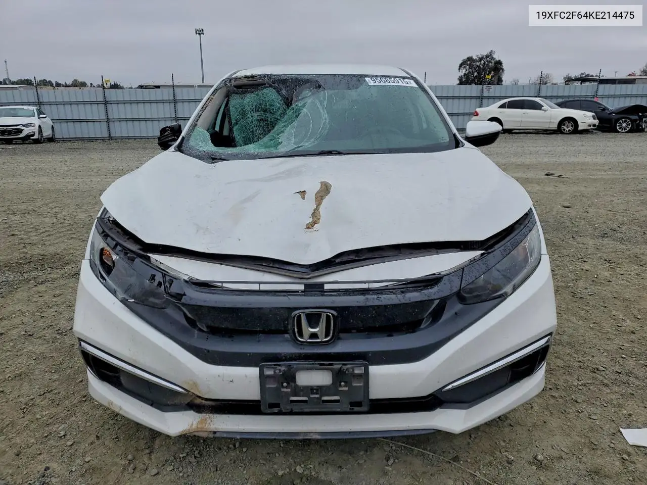 19XFC2F64KE214475 2019 Honda Civic Lx