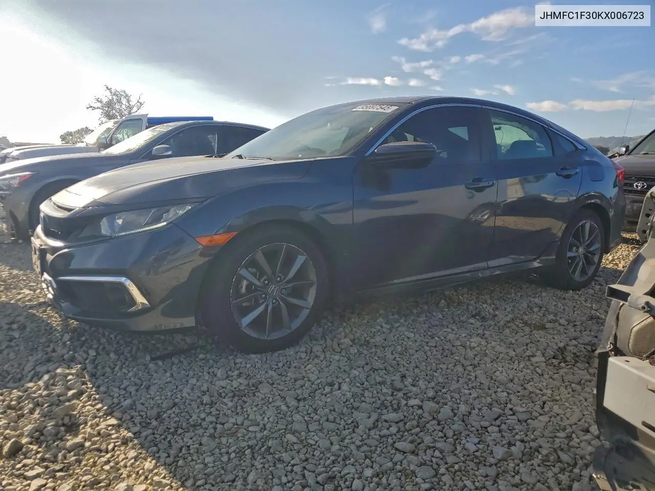 JHMFC1F30KX006723 2019 Honda Civic Ex