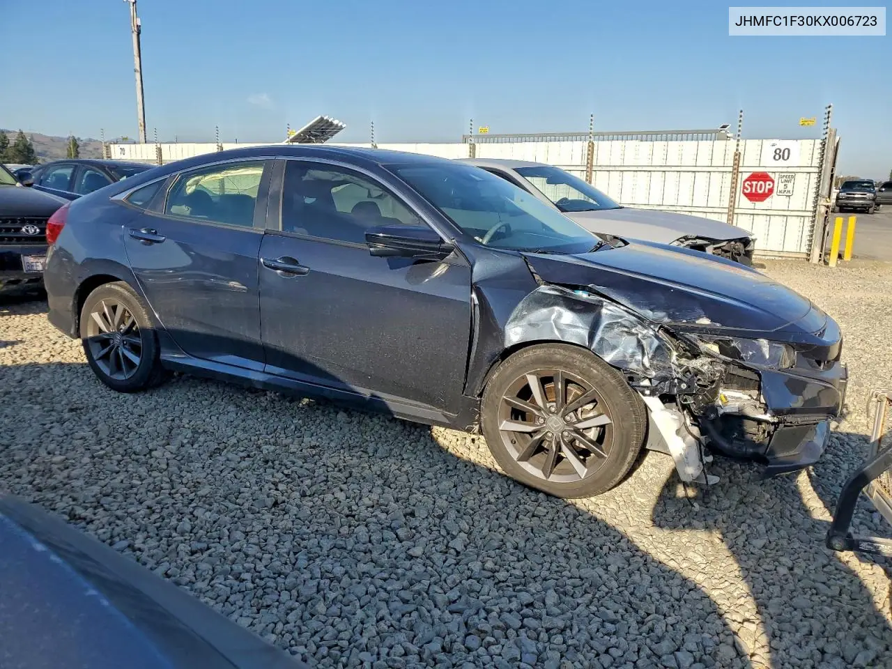 JHMFC1F30KX006723 2019 Honda Civic Ex