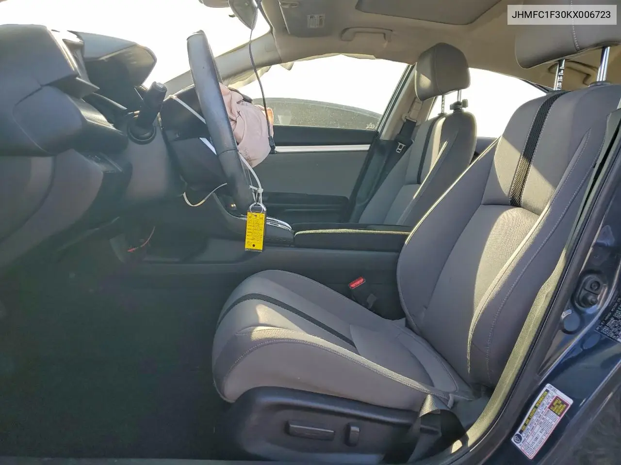 JHMFC1F30KX006723 2019 Honda Civic Ex