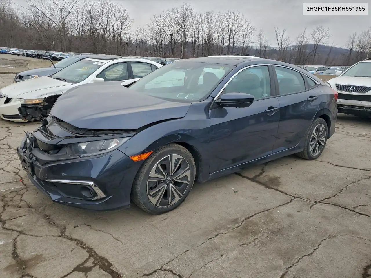 2HGFC1F36KH651965 2019 Honda Civic Ex