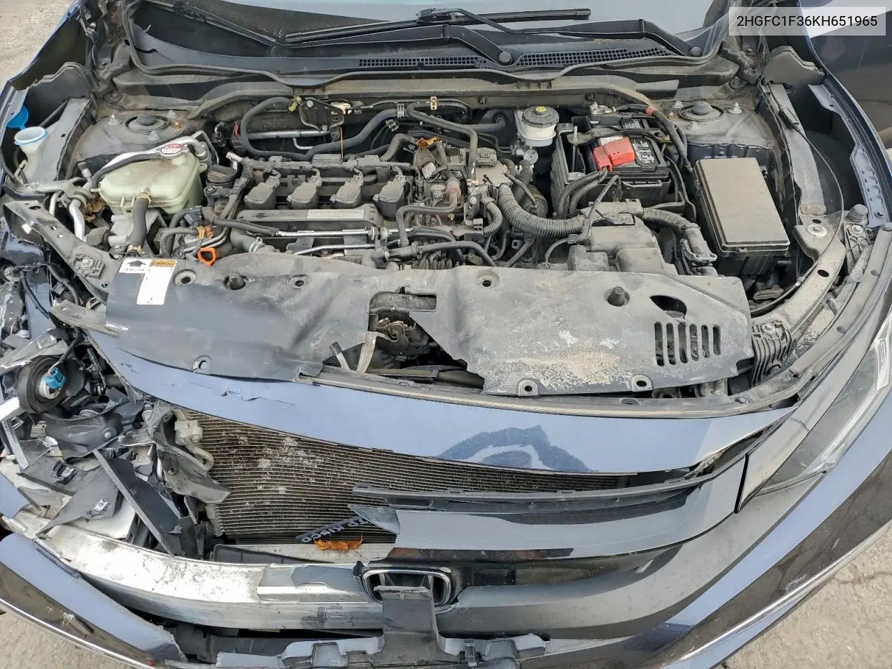 2HGFC1F36KH651965 2019 Honda Civic Ex