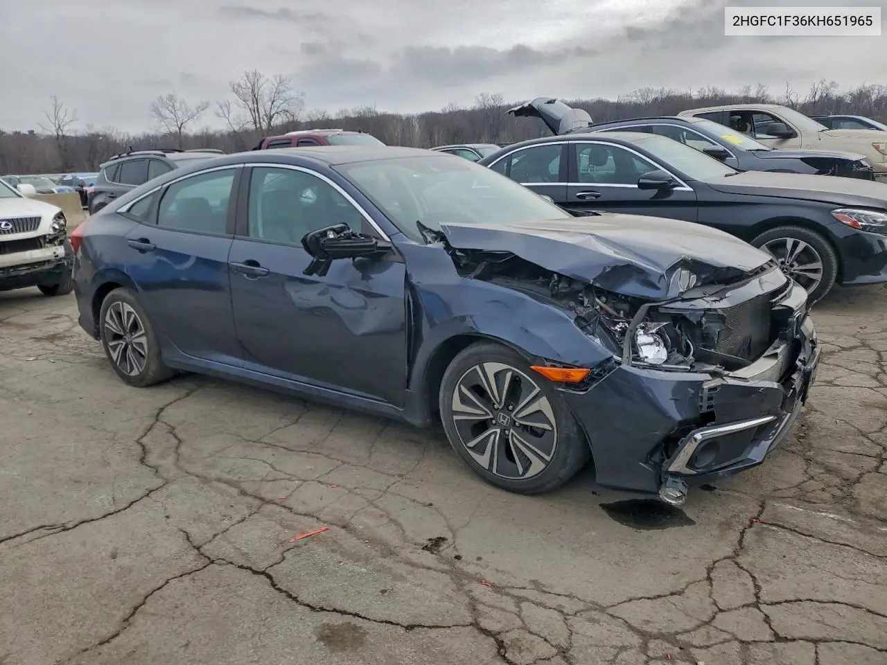 2HGFC1F36KH651965 2019 Honda Civic Ex