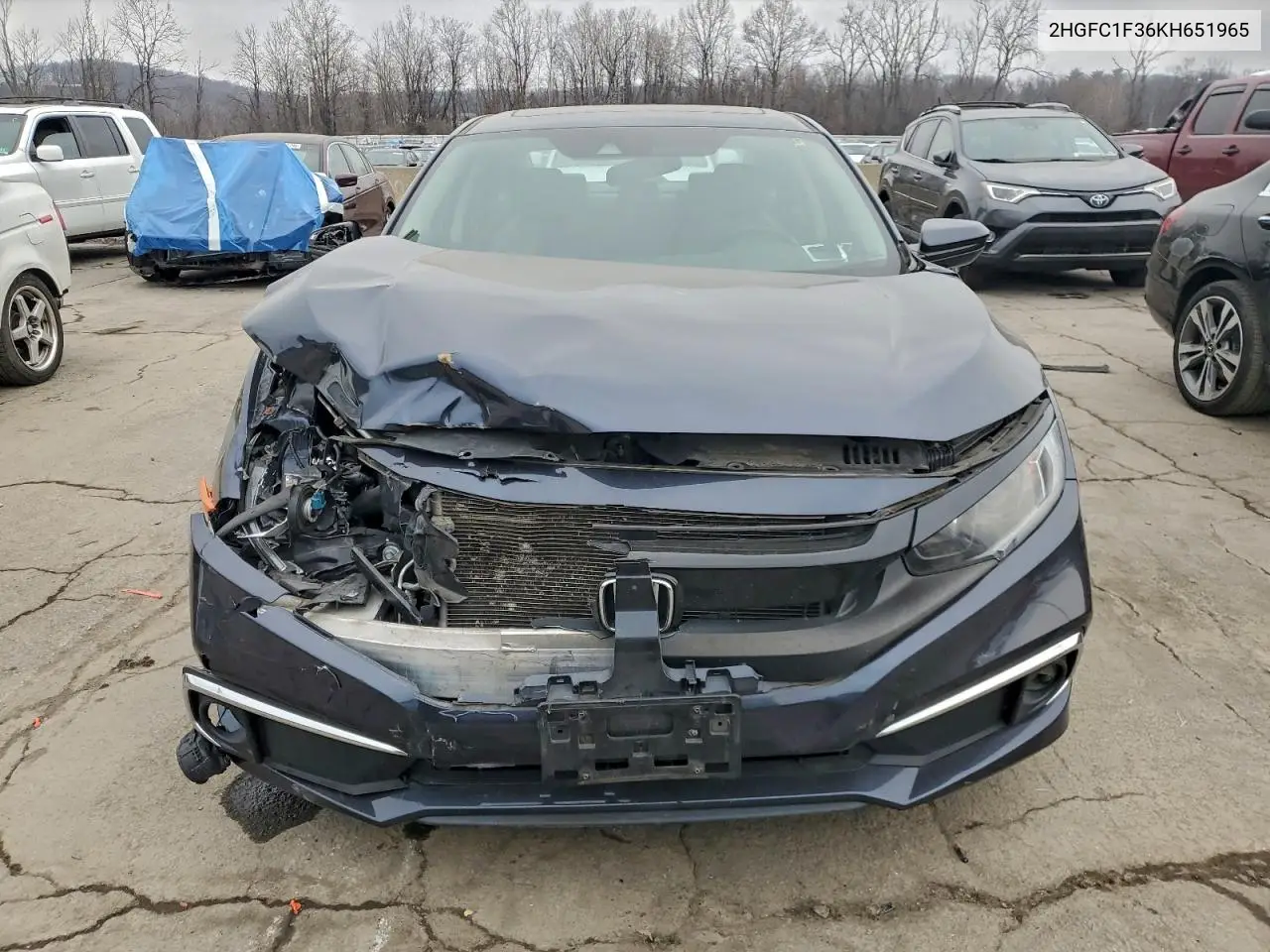 2HGFC1F36KH651965 2019 Honda Civic Ex