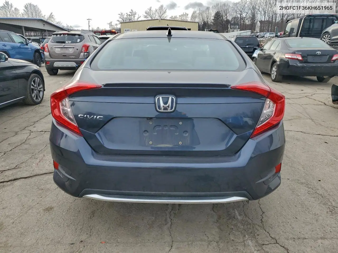2HGFC1F36KH651965 2019 Honda Civic Ex