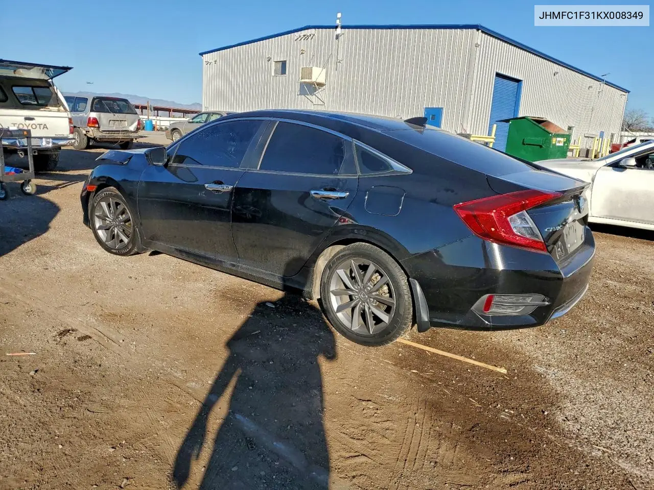 JHMFC1F31KX008349 2019 Honda Civic Ex