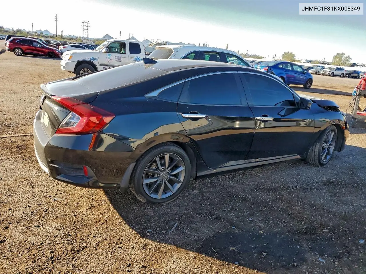 JHMFC1F31KX008349 2019 Honda Civic Ex