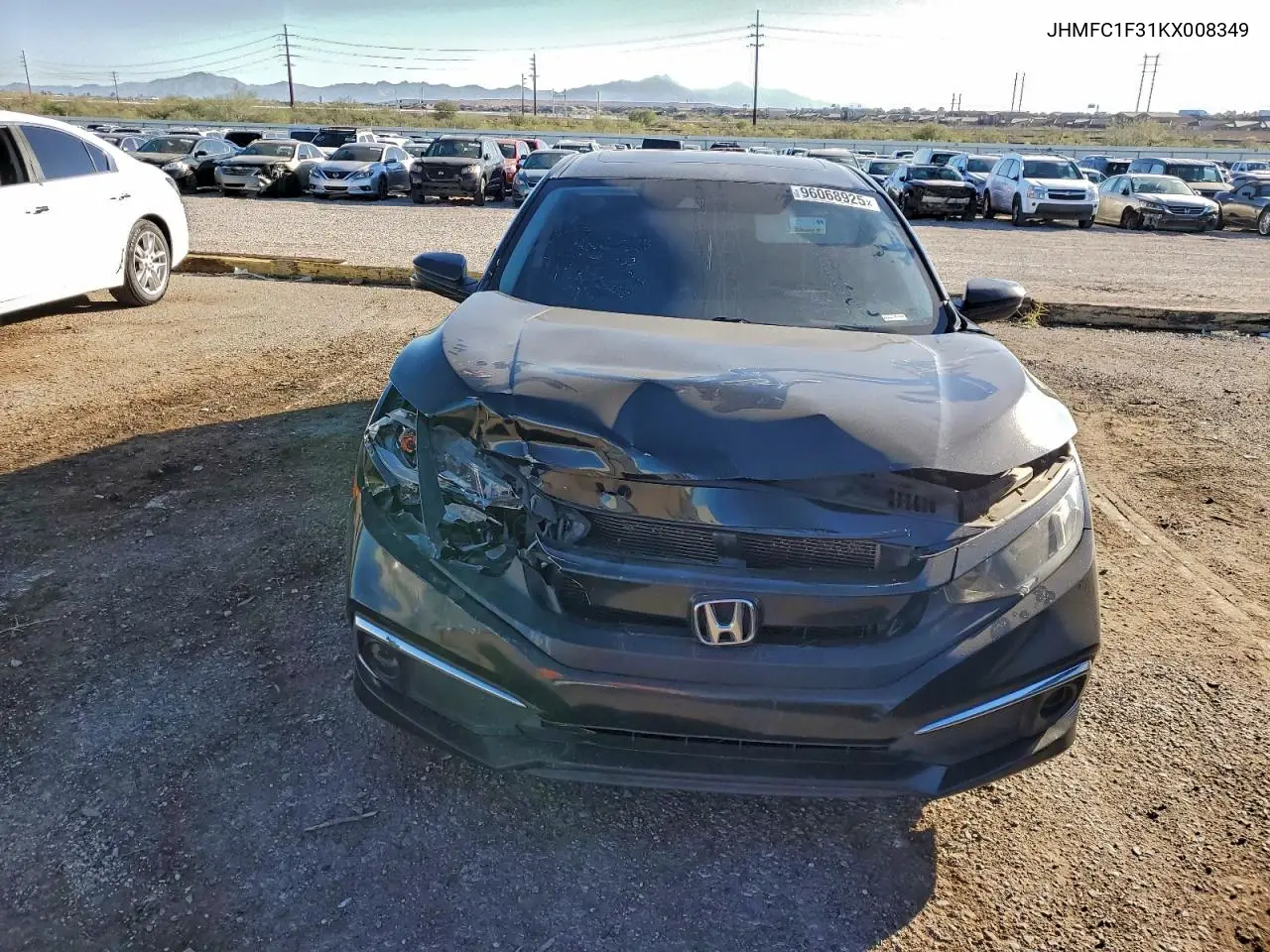 JHMFC1F31KX008349 2019 Honda Civic Ex