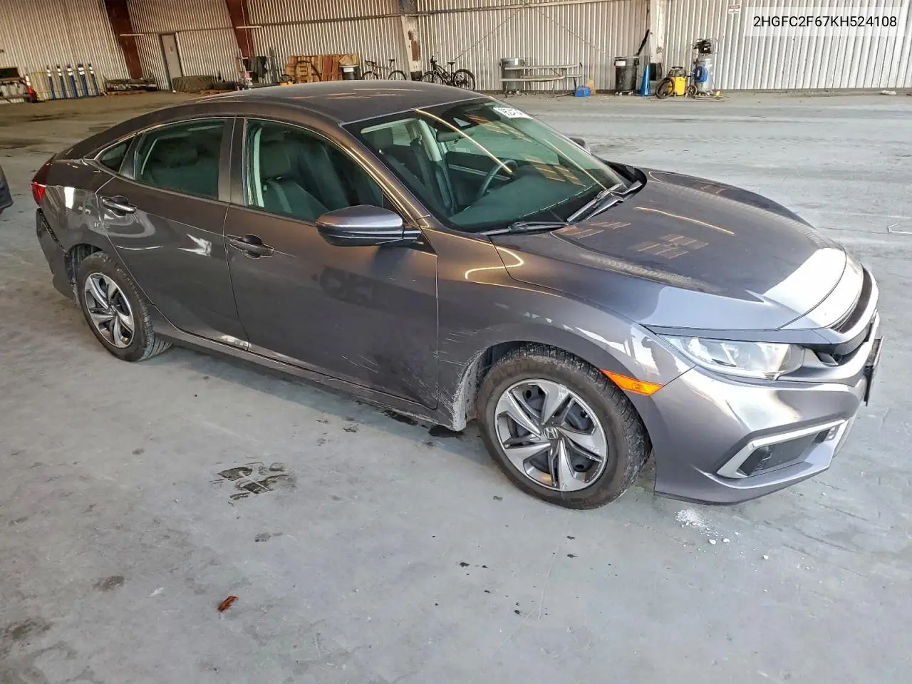 2HGFC2F67KH524108 2019 Honda Civic Lx