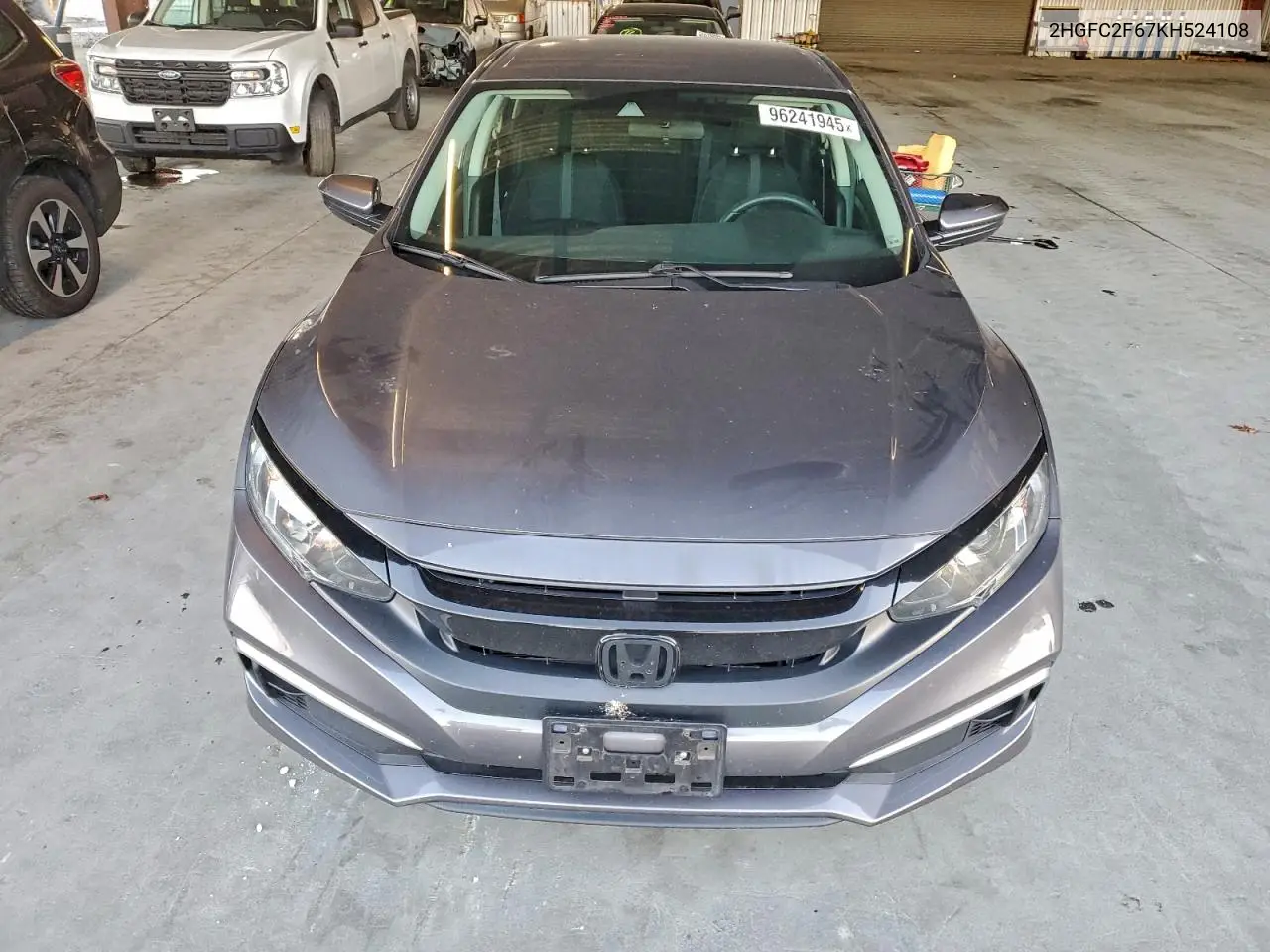 2HGFC2F67KH524108 2019 Honda Civic Lx
