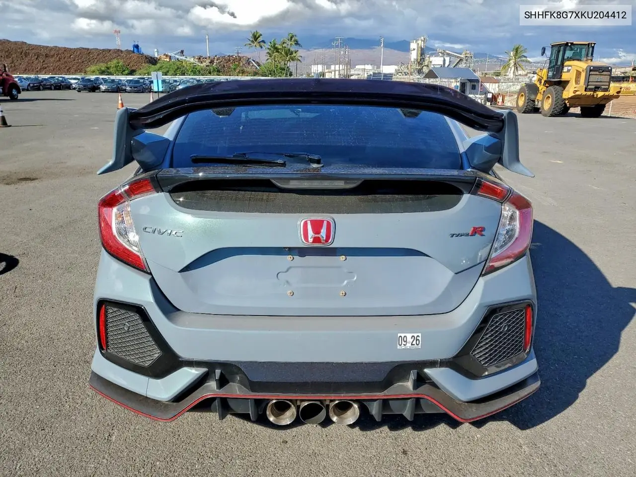 SHHFK8G7XKU204412 2019 Honda Civic Type-R Touring