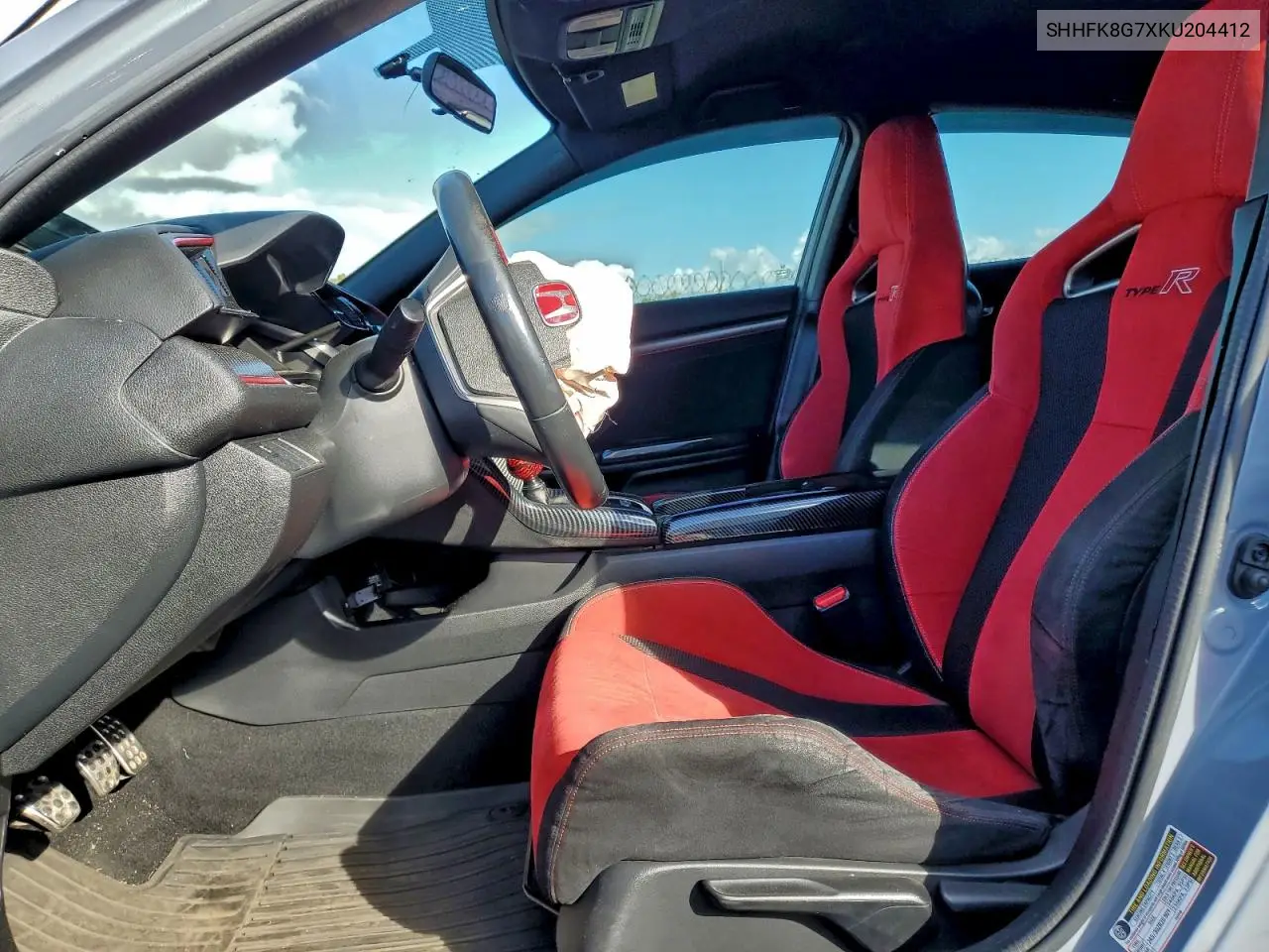 SHHFK8G7XKU204412 2019 Honda Civic Type-R Touring