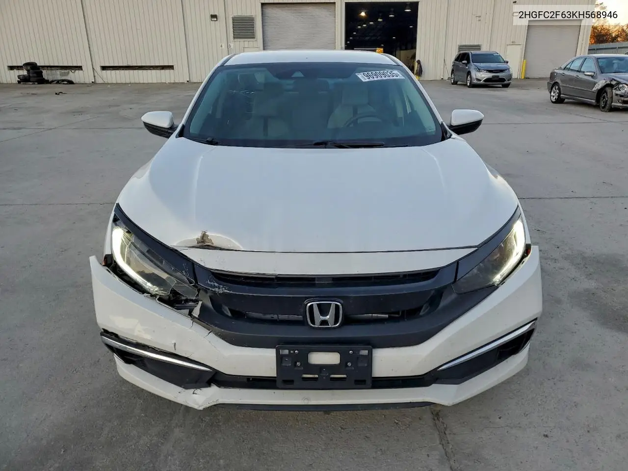 2HGFC2F63KH568946 2019 Honda Civic Lx