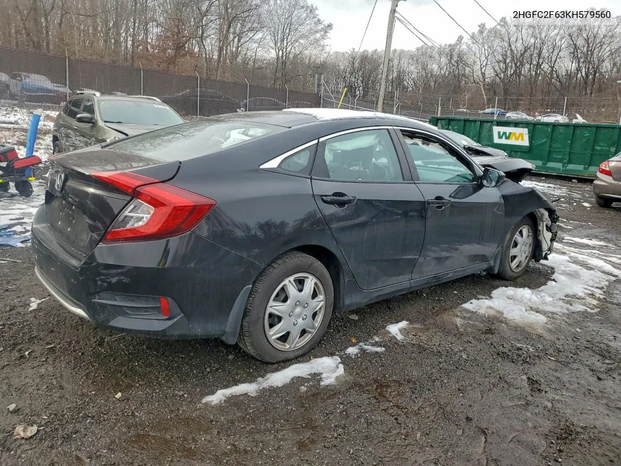 2HGFC2F63KH579560 2019 Honda Civic Lx