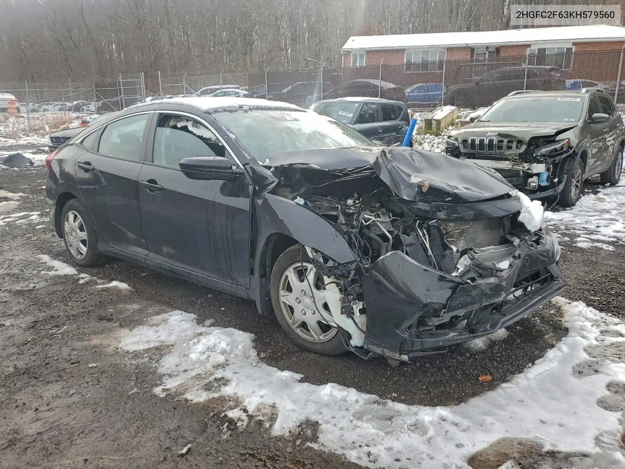 2HGFC2F63KH579560 2019 Honda Civic Lx