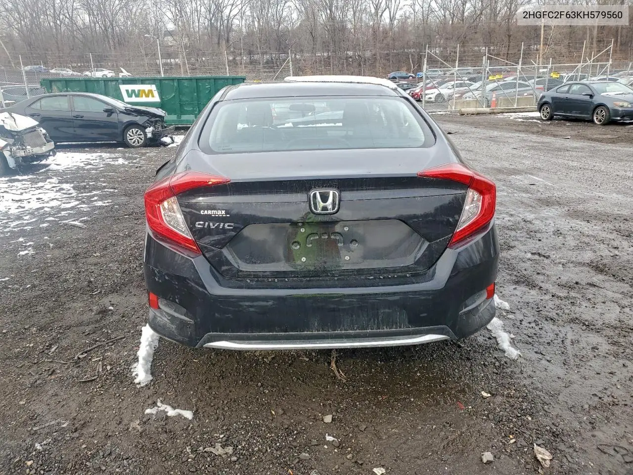 2HGFC2F63KH579560 2019 Honda Civic Lx