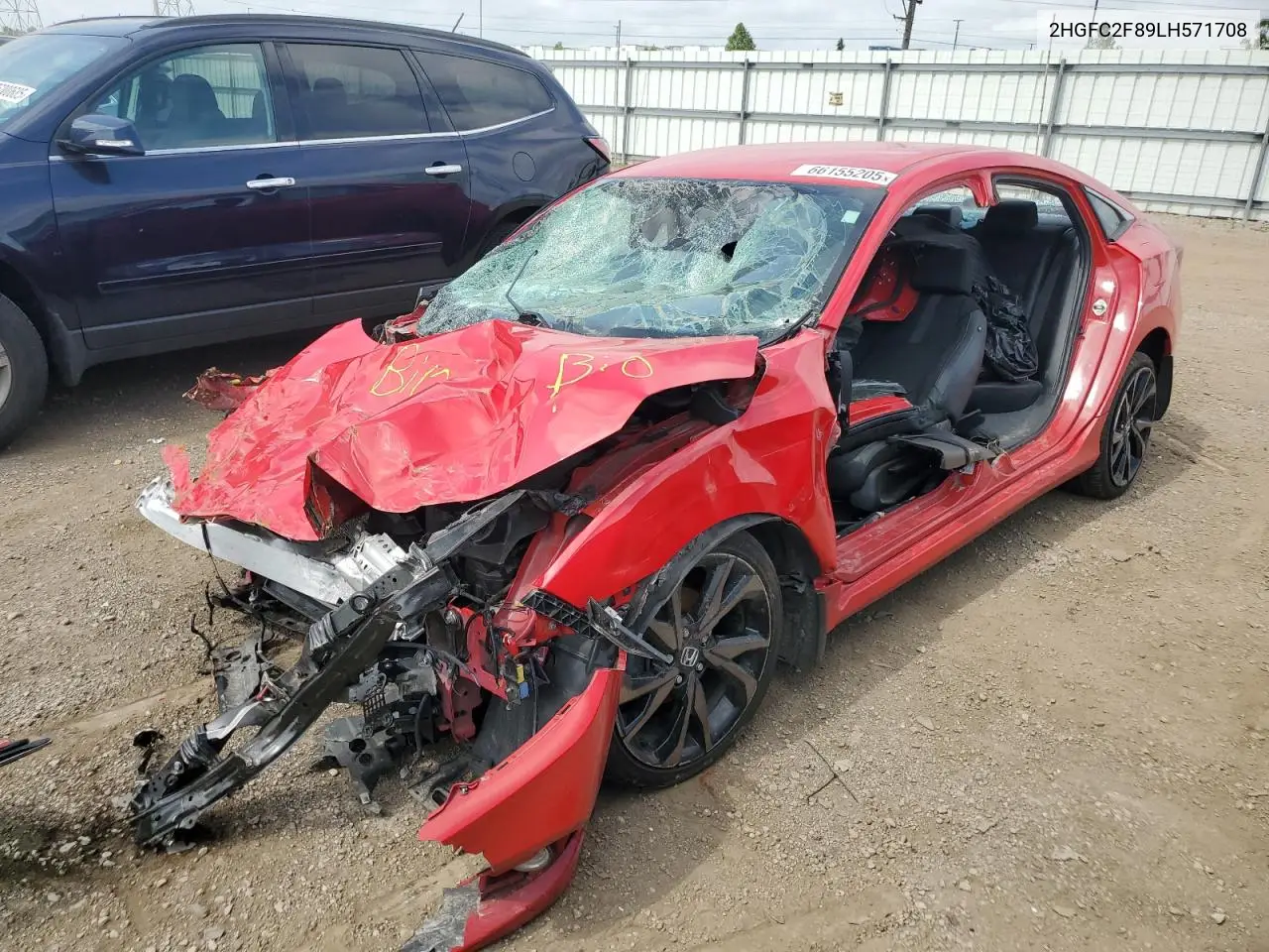 2HGFC2F89LH571708 2020 Honda Civic Sport