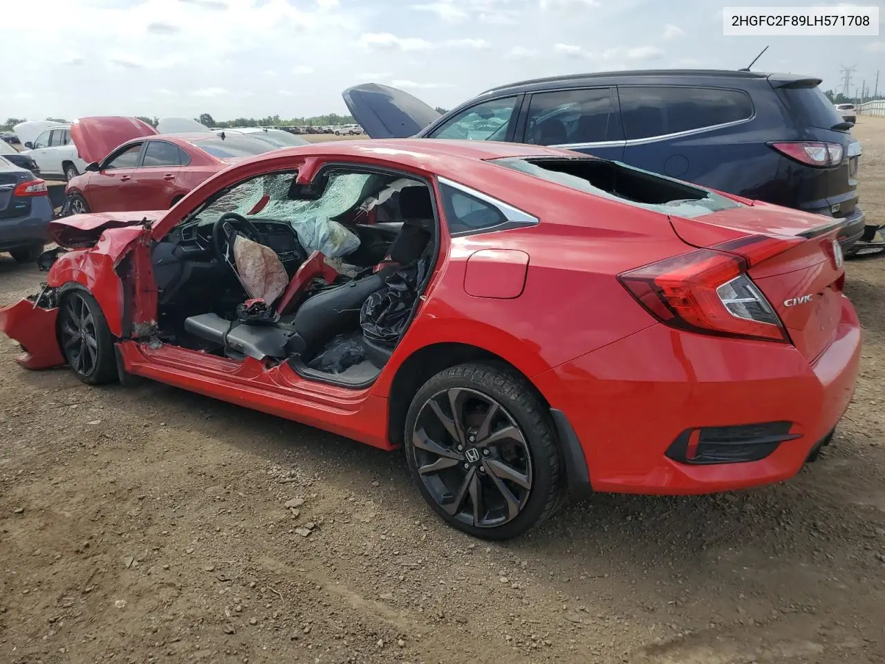 2HGFC2F89LH571708 2020 Honda Civic Sport