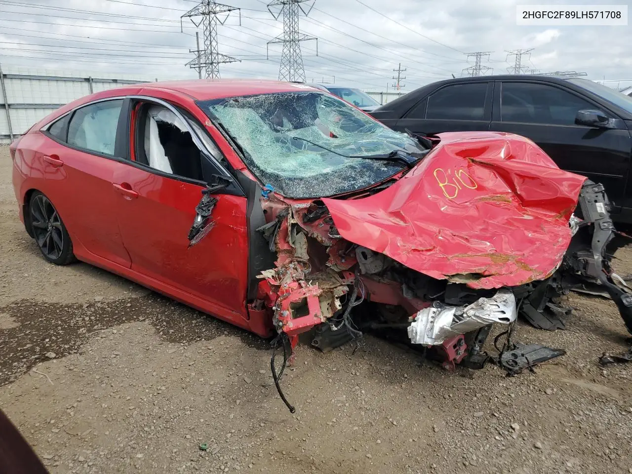 2HGFC2F89LH571708 2020 Honda Civic Sport