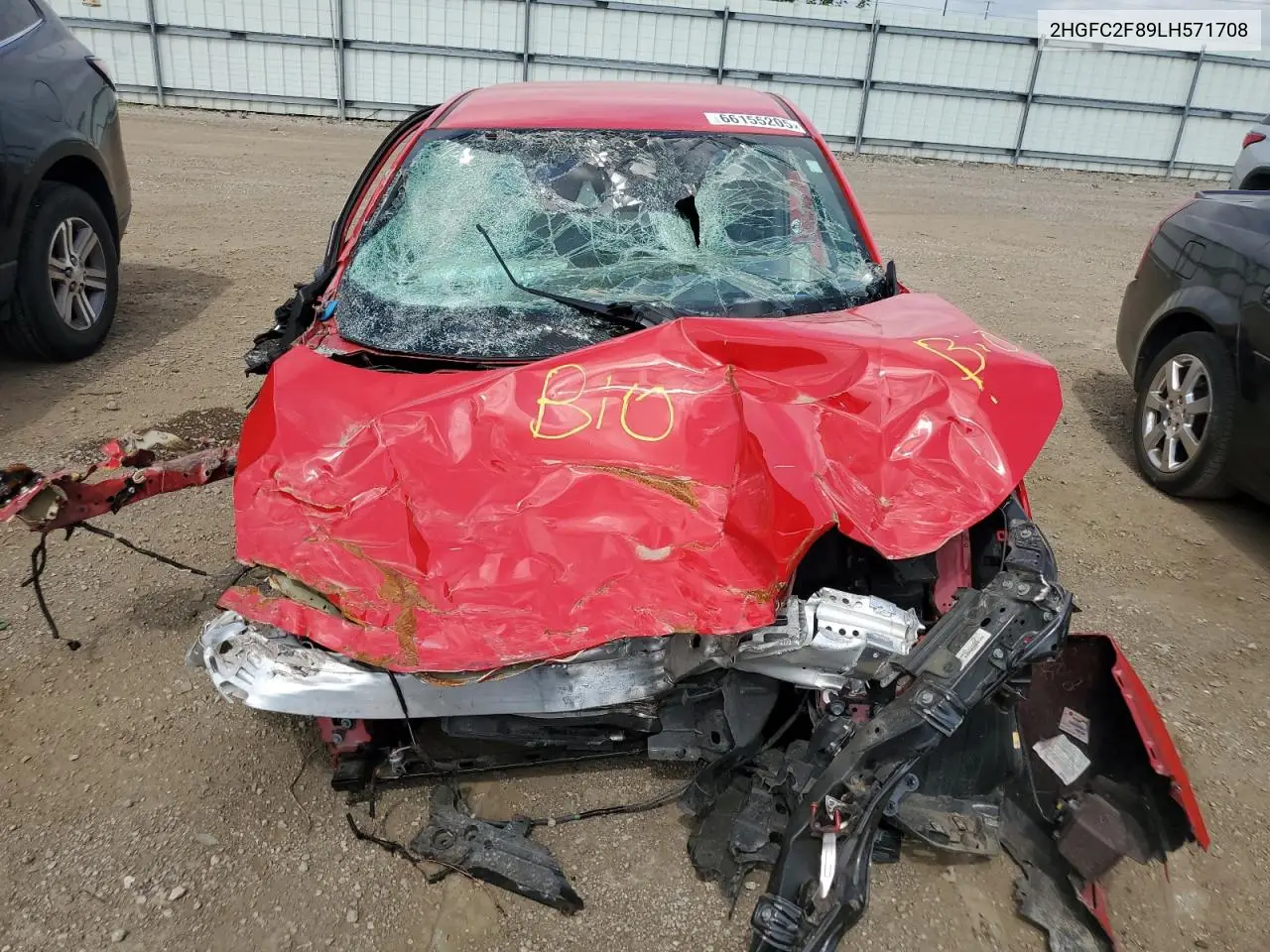 2HGFC2F89LH571708 2020 Honda Civic Sport