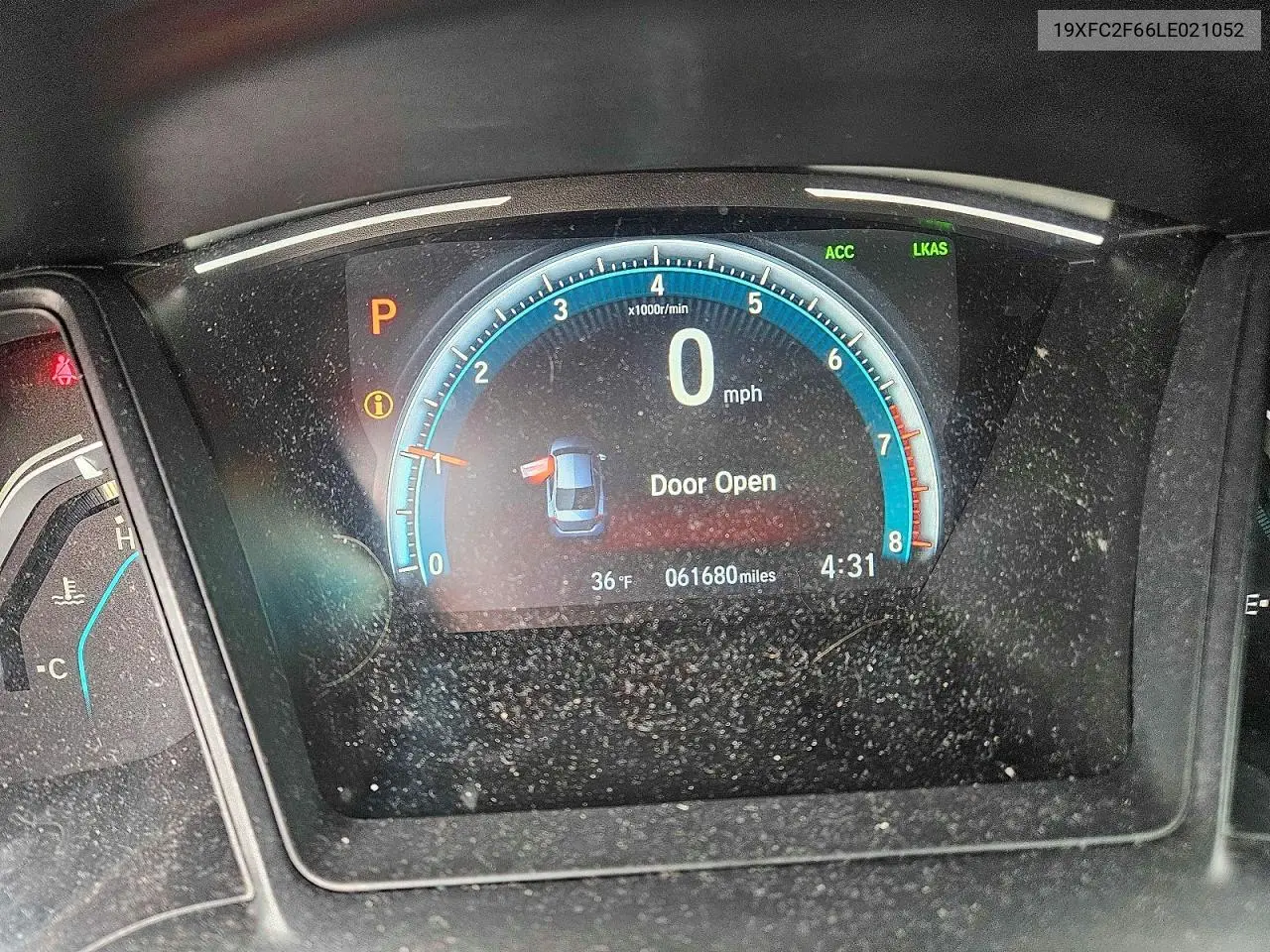 19XFC2F66LE021052 2020 Honda Civic Lx