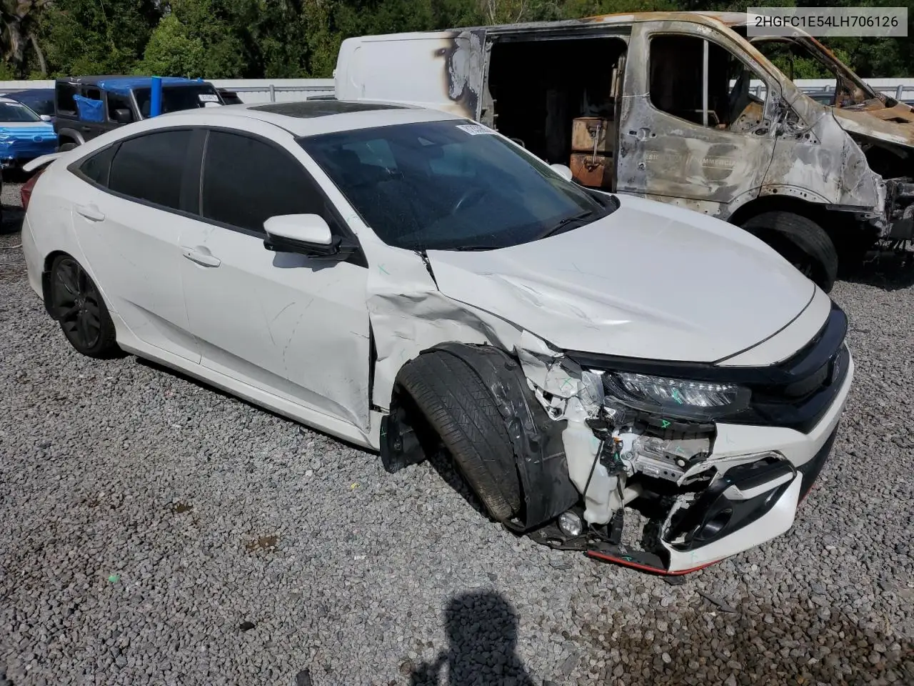 2HGFC1E54LH706126 2020 Honda Civic Si