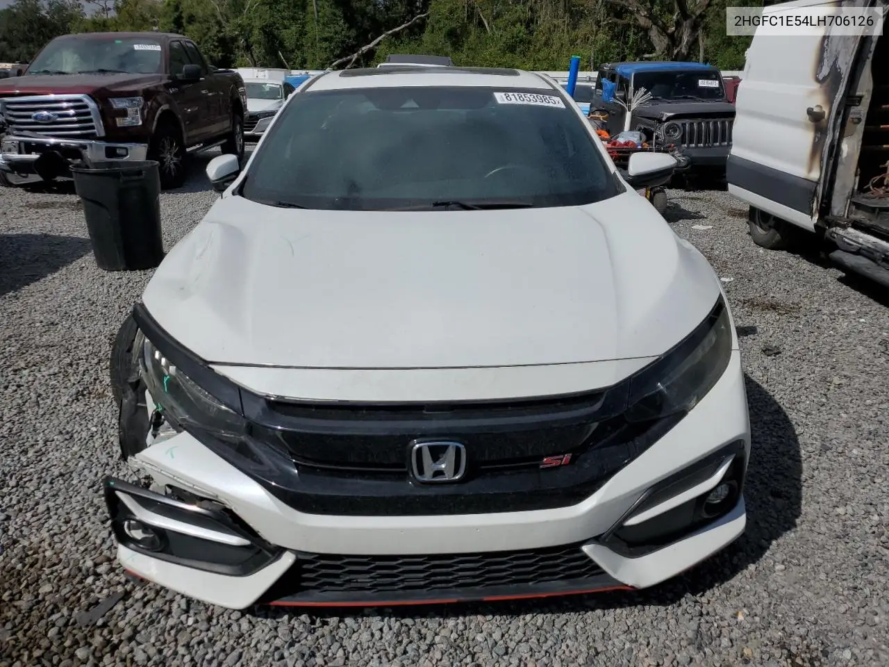 2HGFC1E54LH706126 2020 Honda Civic Si