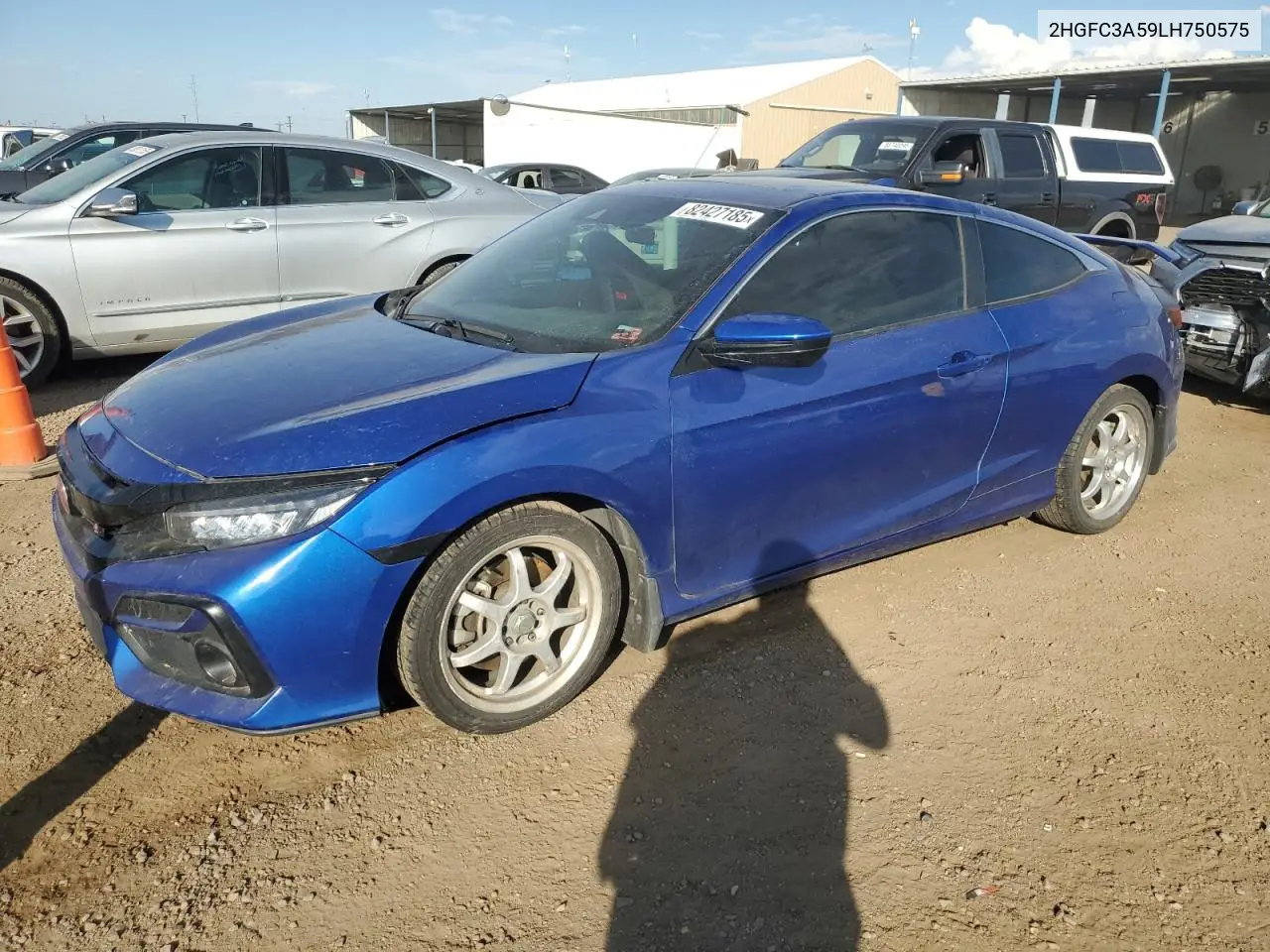 2HGFC3A59LH750575 2020 Honda Civic Si