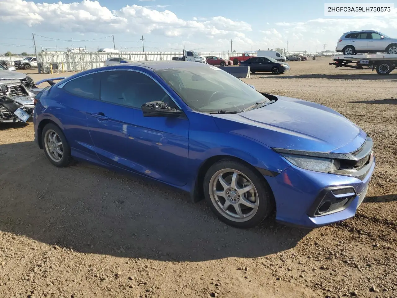 2HGFC3A59LH750575 2020 Honda Civic Si