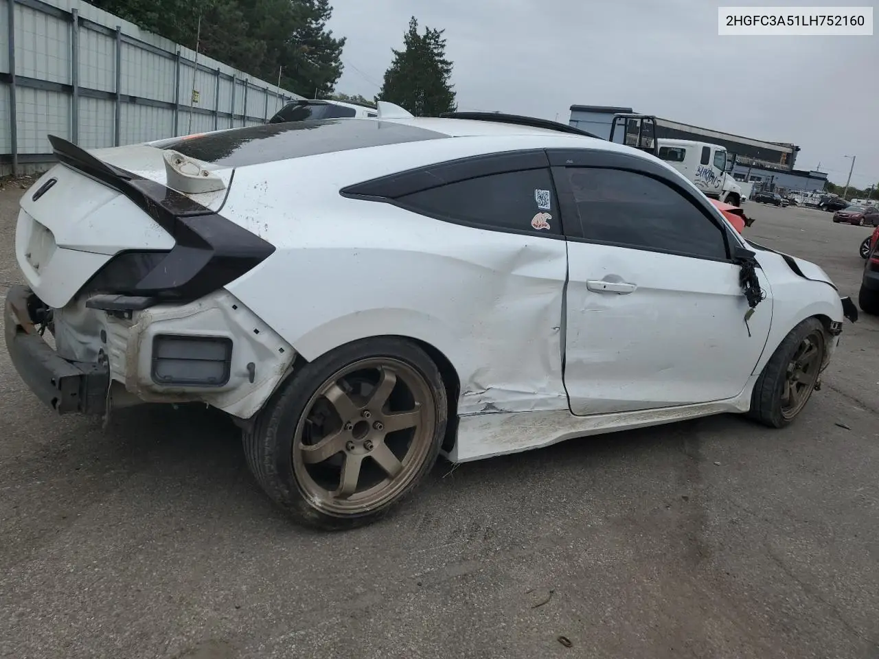 2HGFC3A51LH752160 2020 Honda Civic Si