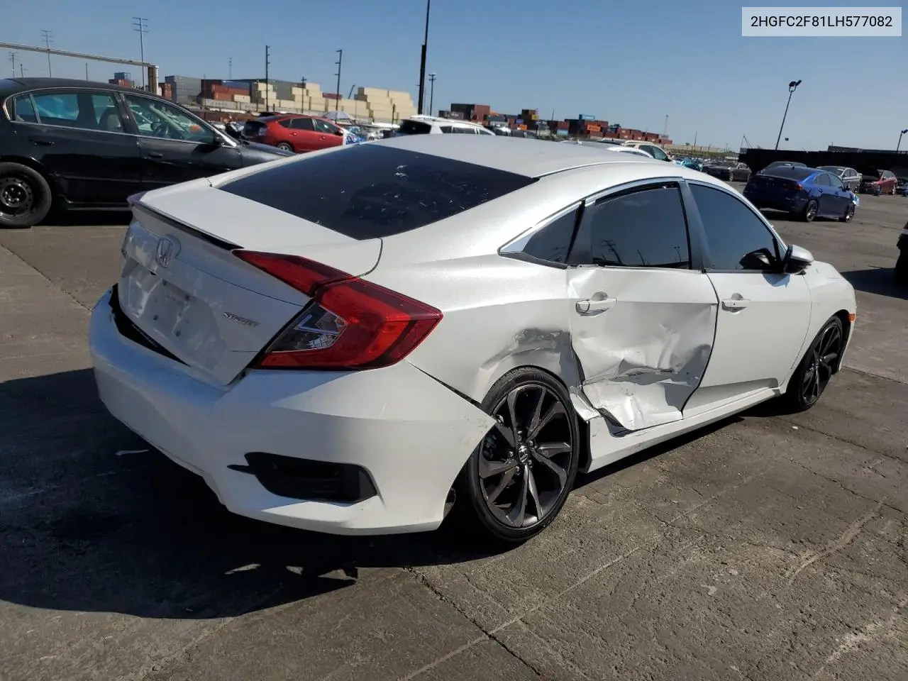 2HGFC2F81LH577082 2020 Honda Civic Sport