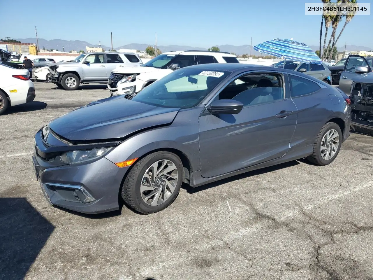 2HGFC4B61LH301145 2020 Honda Civic Lx