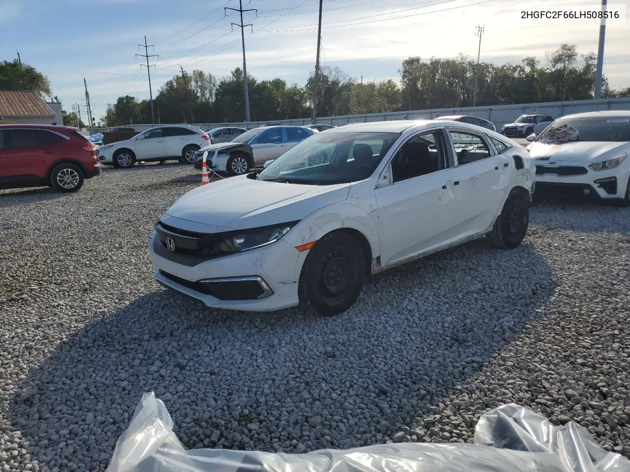 2HGFC2F66LH508516 2020 Honda Civic Lx