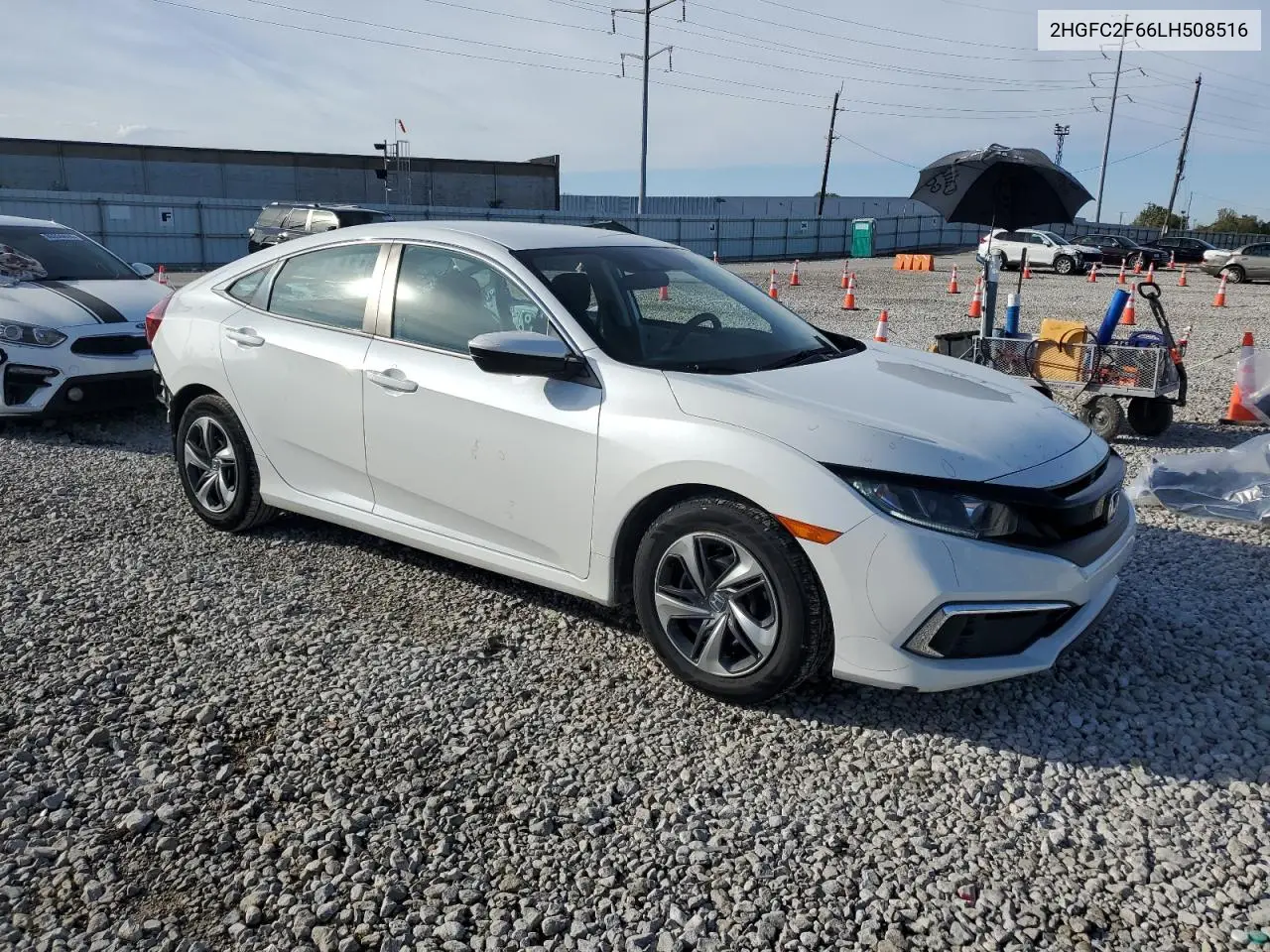 2HGFC2F66LH508516 2020 Honda Civic Lx