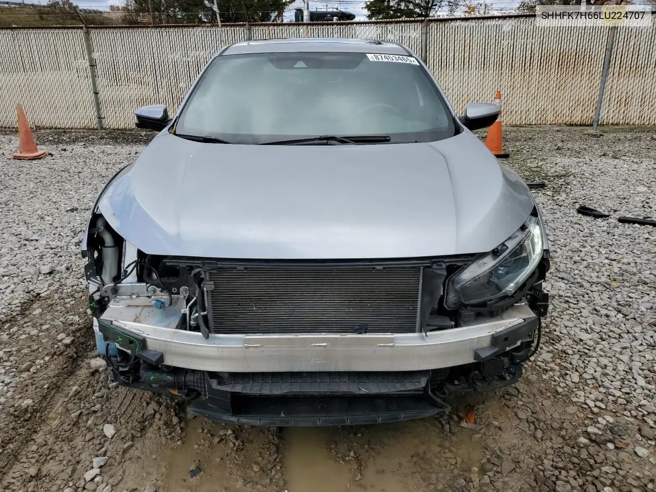 SHHFK7H66LU224707 2020 Honda Civic Ex