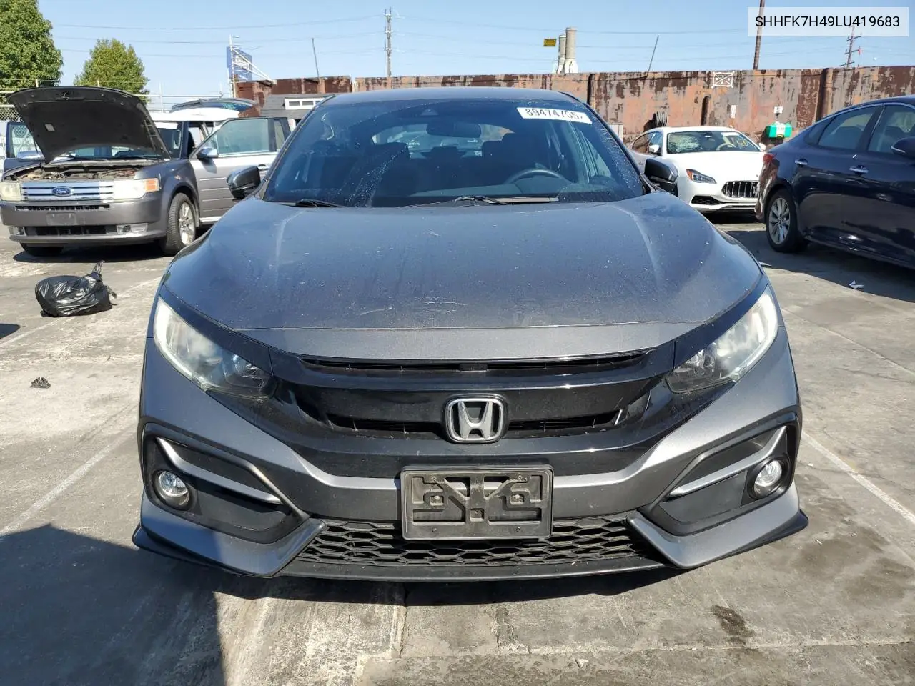 SHHFK7H49LU419683 2020 Honda Civic Sport