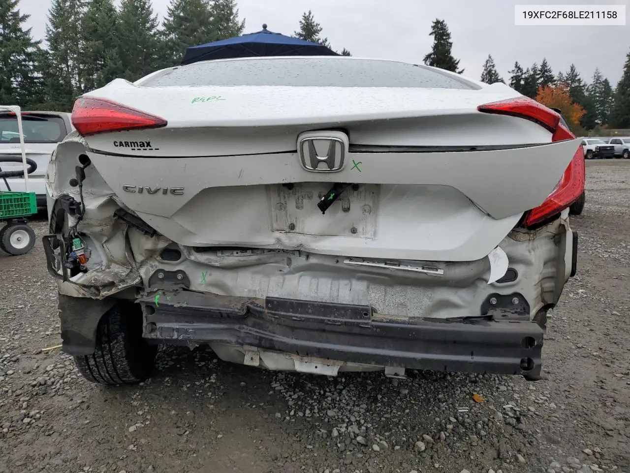 19XFC2F68LE211158 2020 Honda Civic Lx