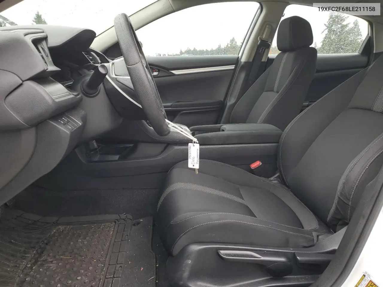19XFC2F68LE211158 2020 Honda Civic Lx