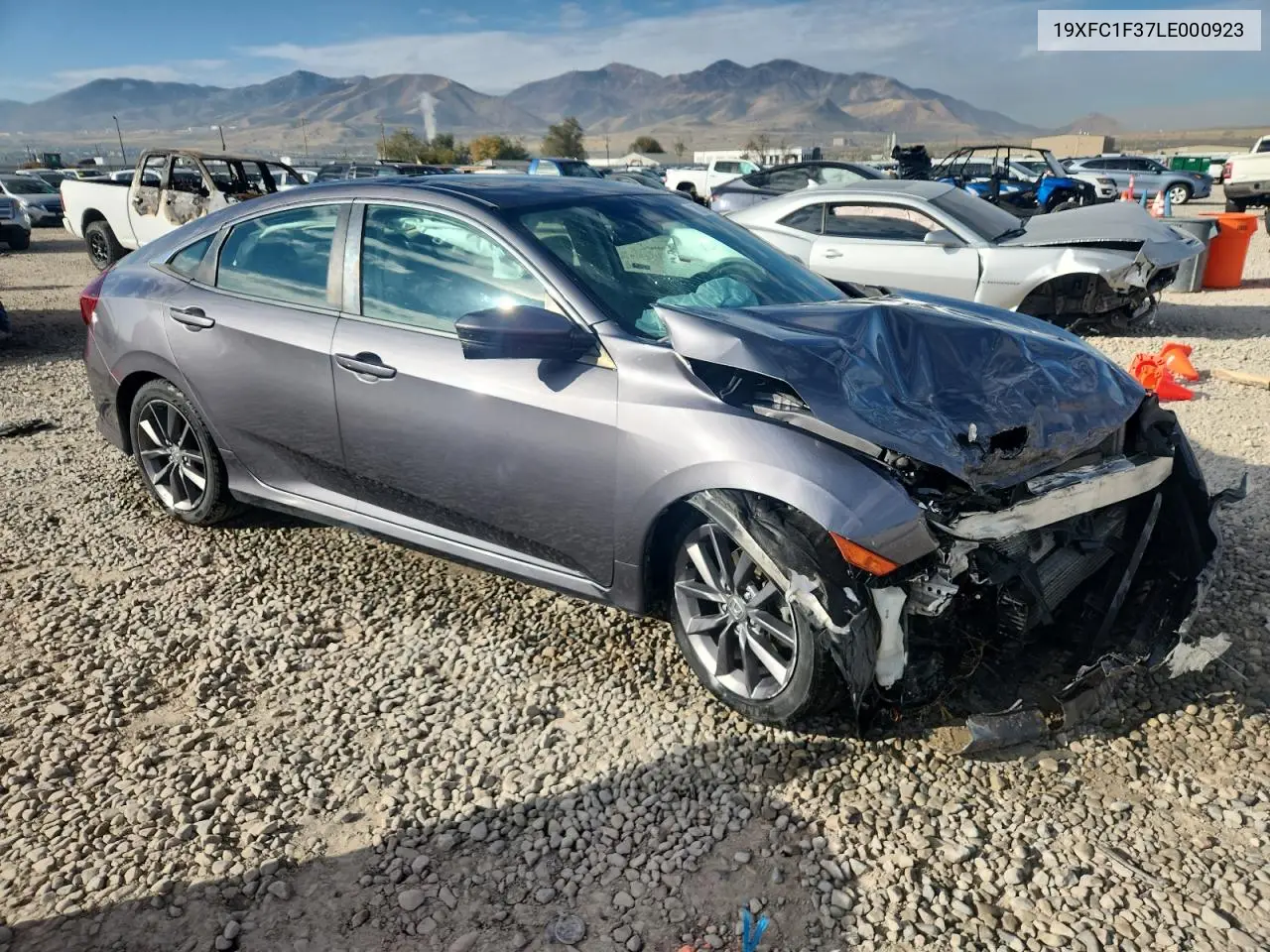 19XFC1F37LE000923 2020 Honda Civic Ex