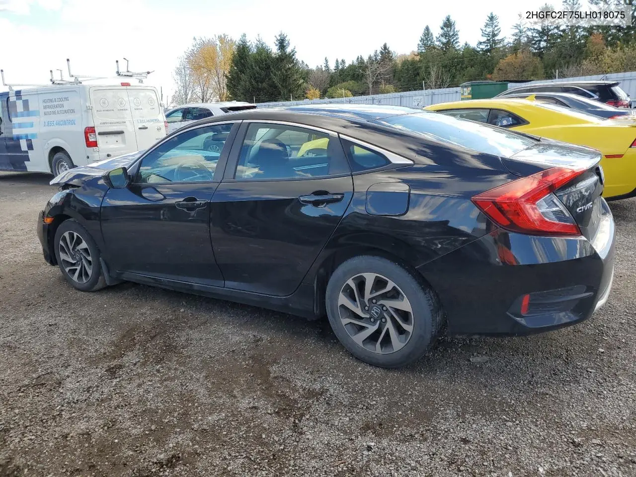 2HGFC2F75LH018075 2020 Honda Civic Ex