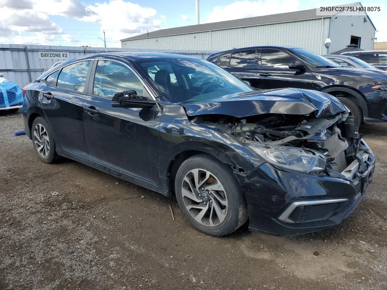 2HGFC2F75LH018075 2020 Honda Civic Ex