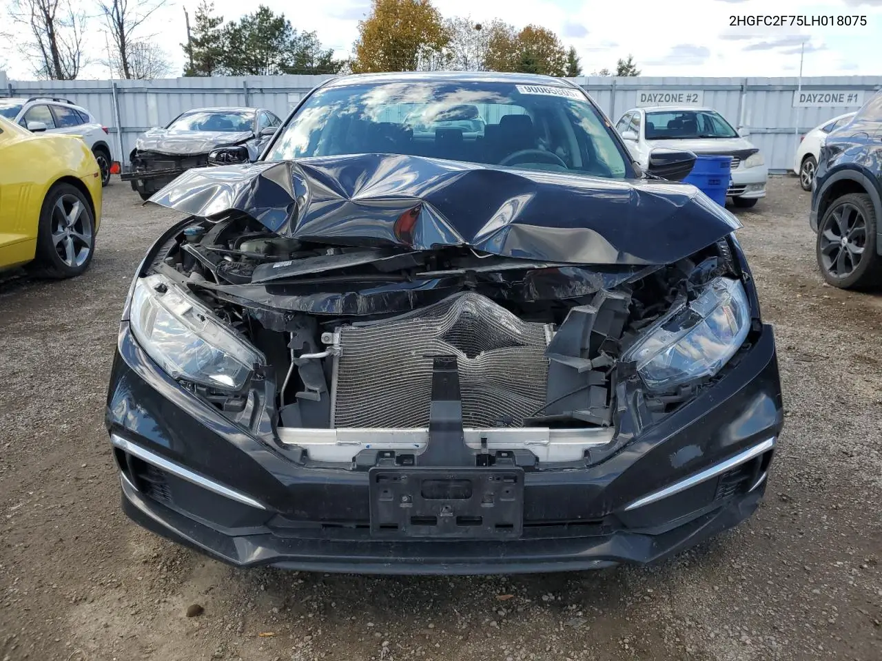2HGFC2F75LH018075 2020 Honda Civic Ex