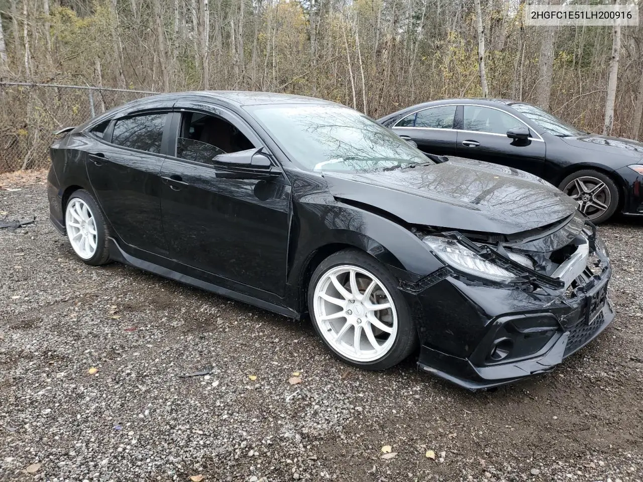 2HGFC1E51LH200916 2020 Honda Civic Si