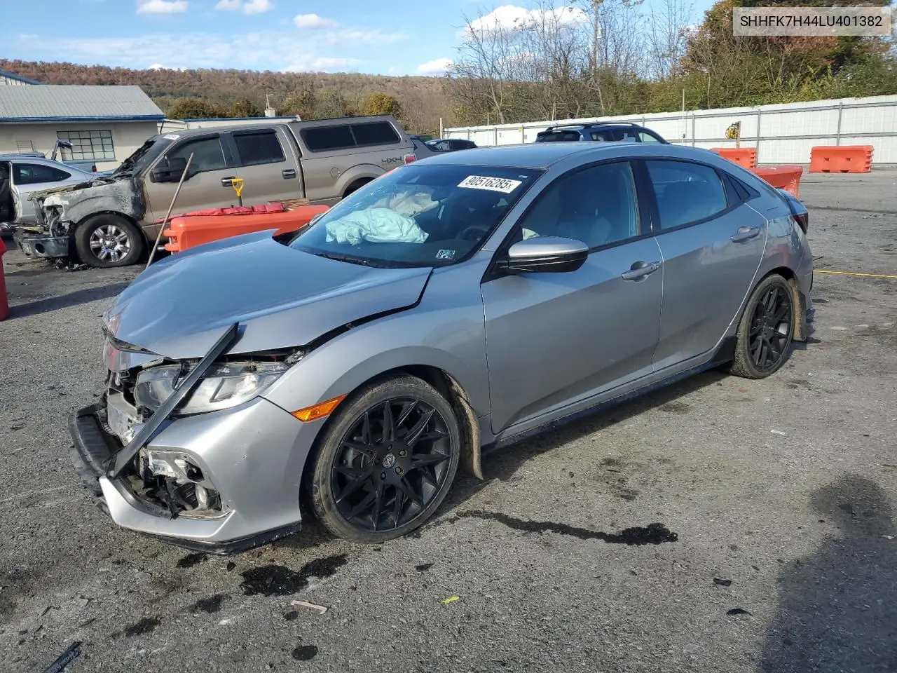 SHHFK7H44LU401382 2020 Honda Civic Sport