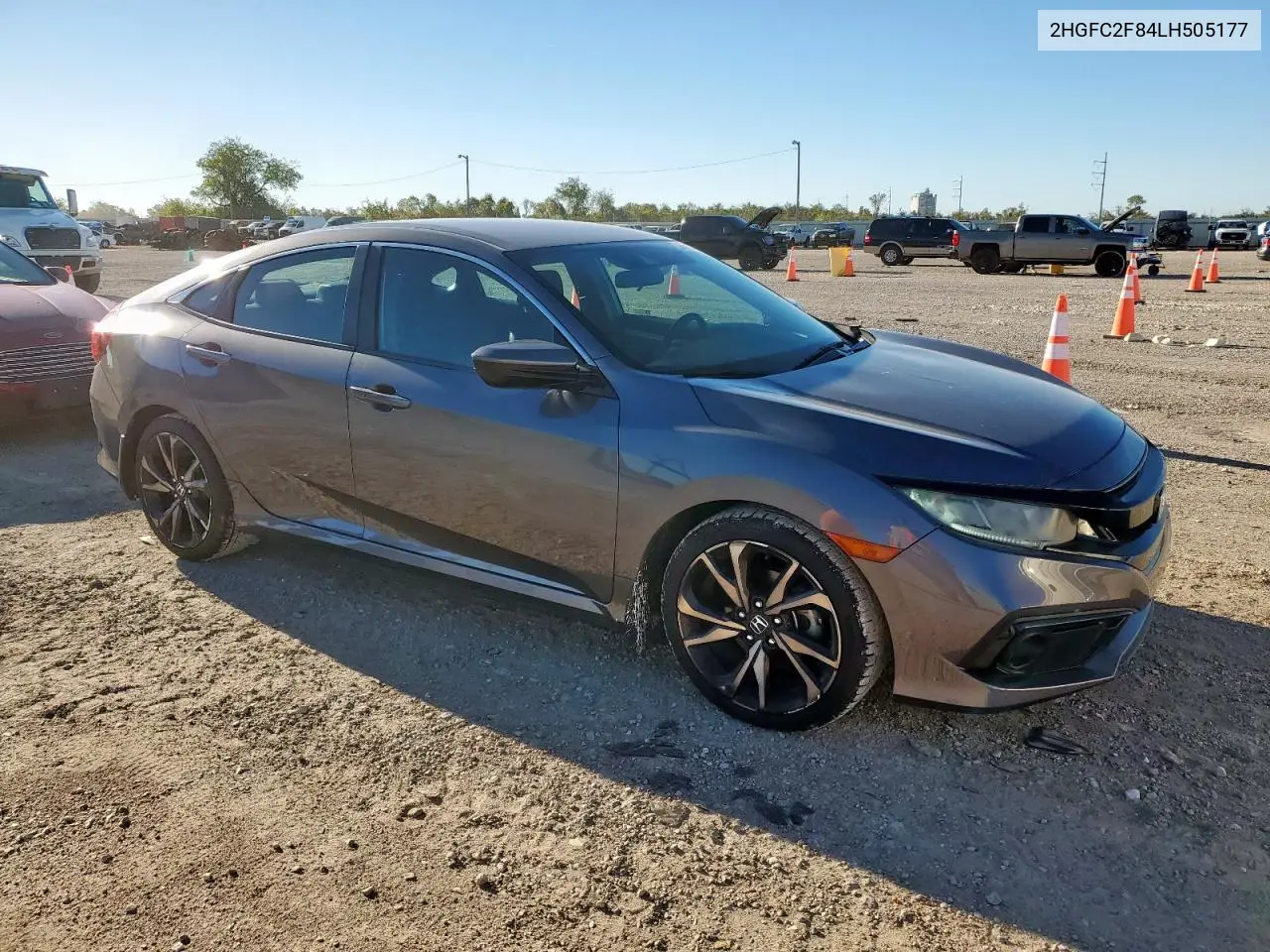 2HGFC2F84LH505177 2020 Honda Civic Sport