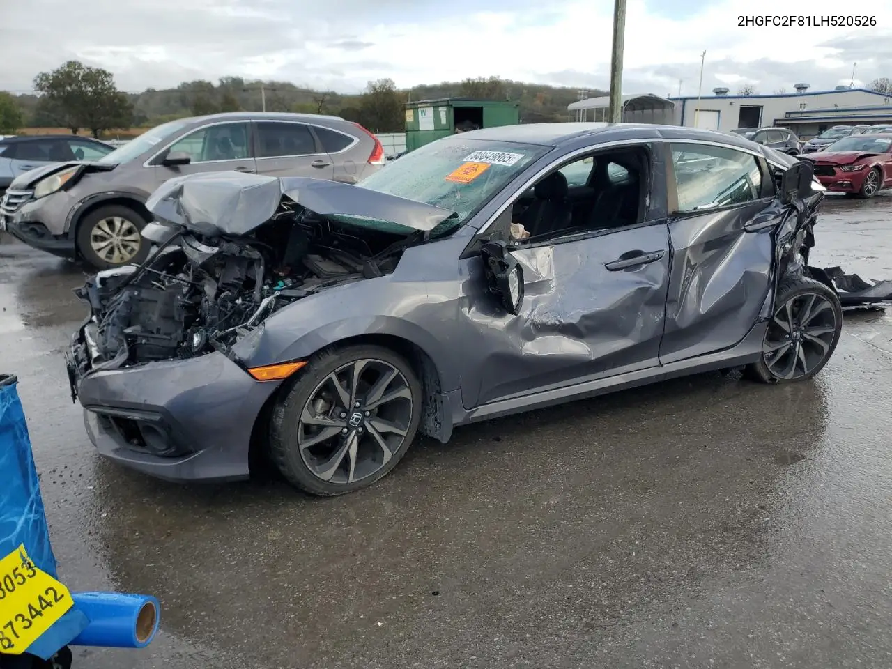 2HGFC2F81LH520526 2020 Honda Civic Sport