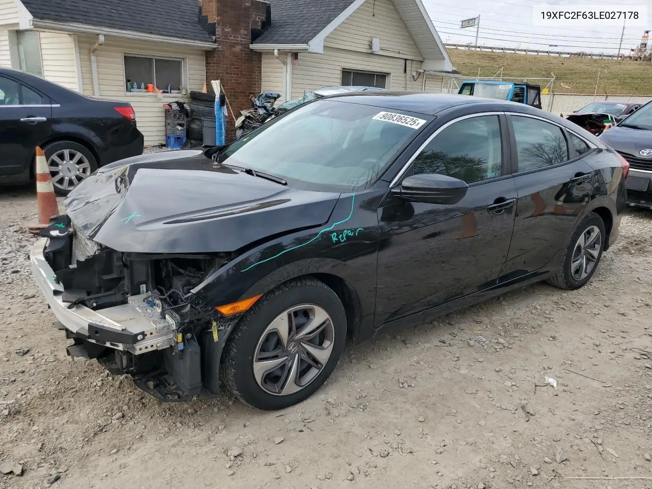 19XFC2F63LE027178 2020 Honda Civic Lx
