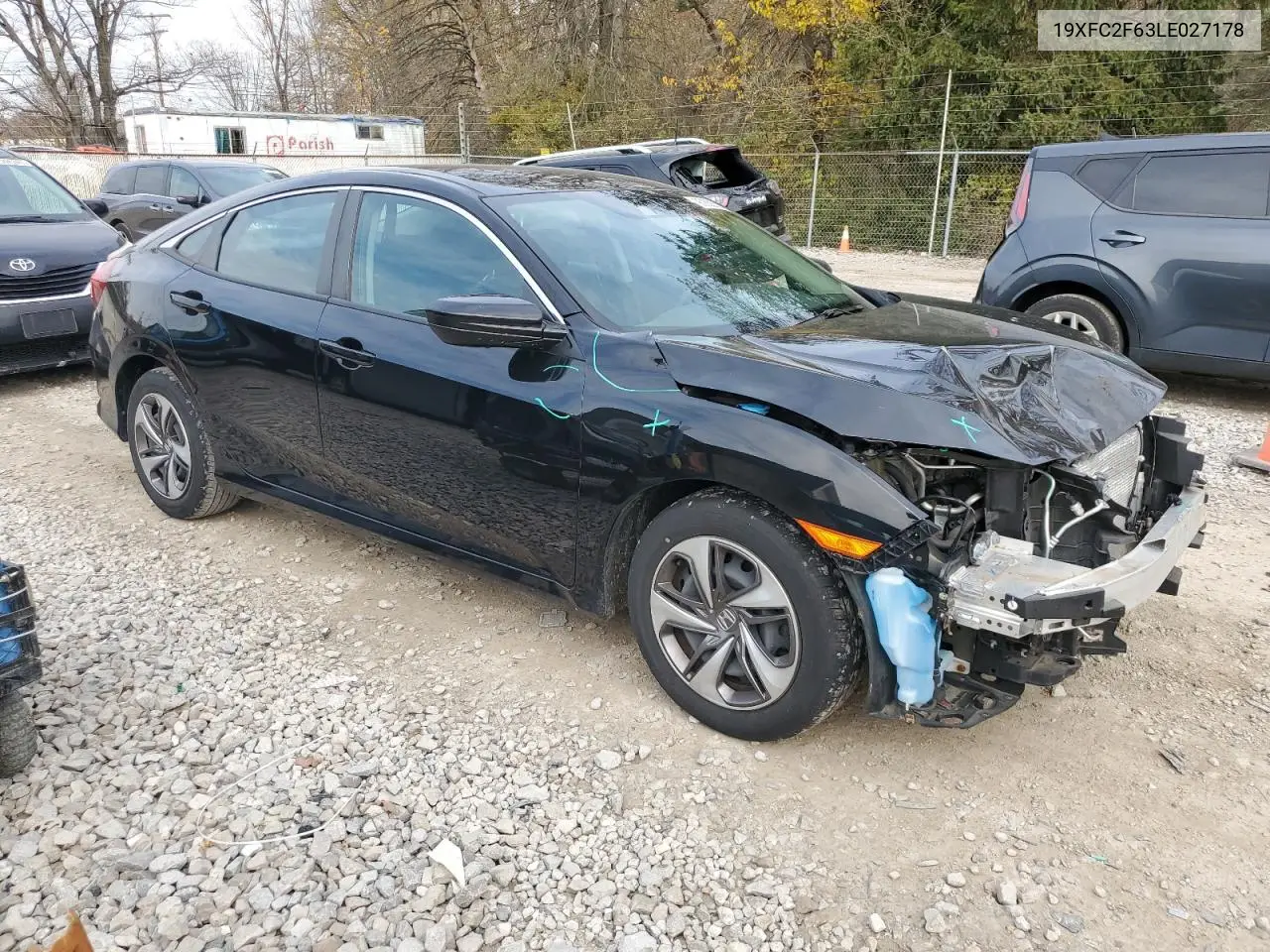19XFC2F63LE027178 2020 Honda Civic Lx